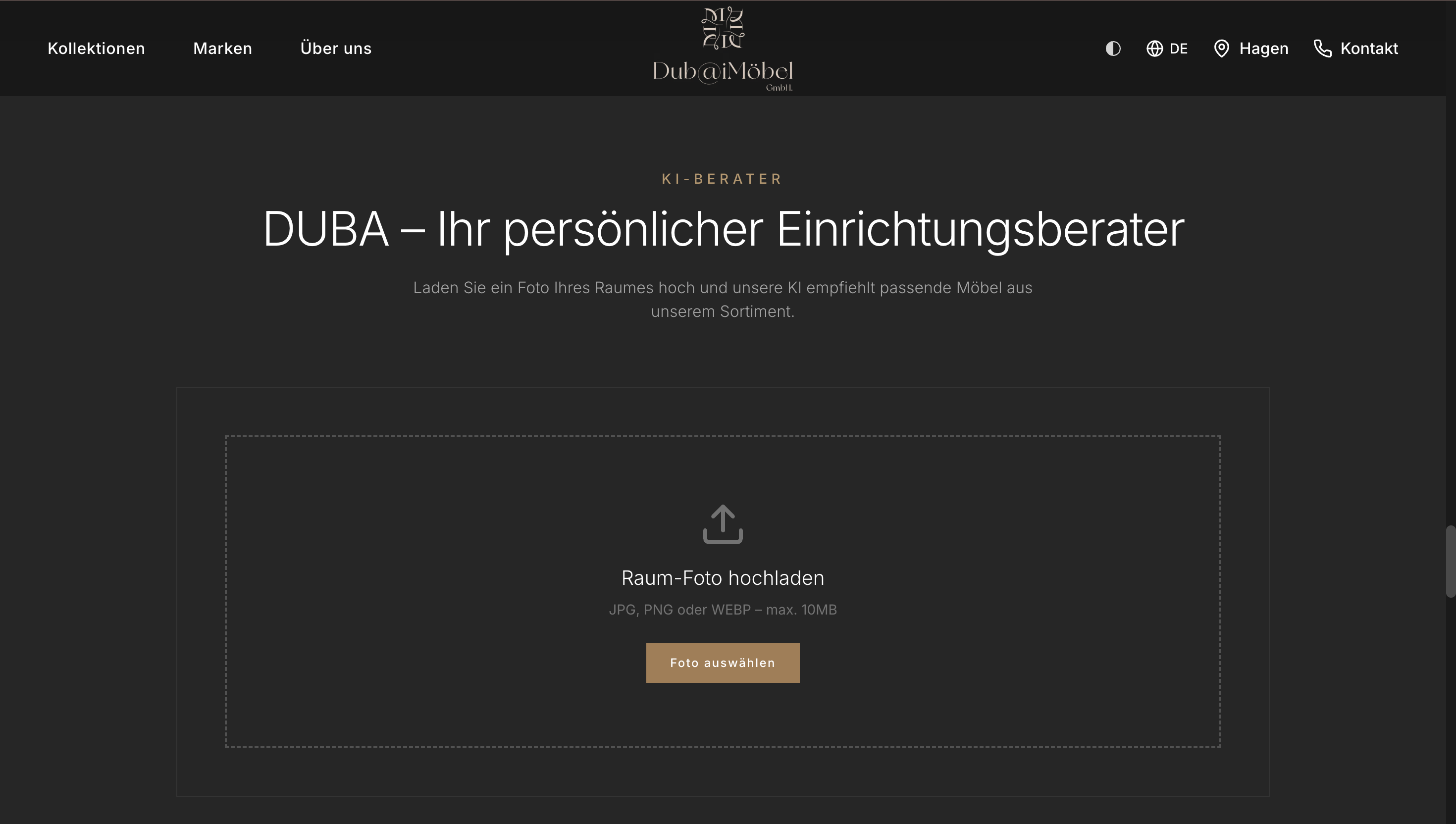 KI-Einrichtungsberater